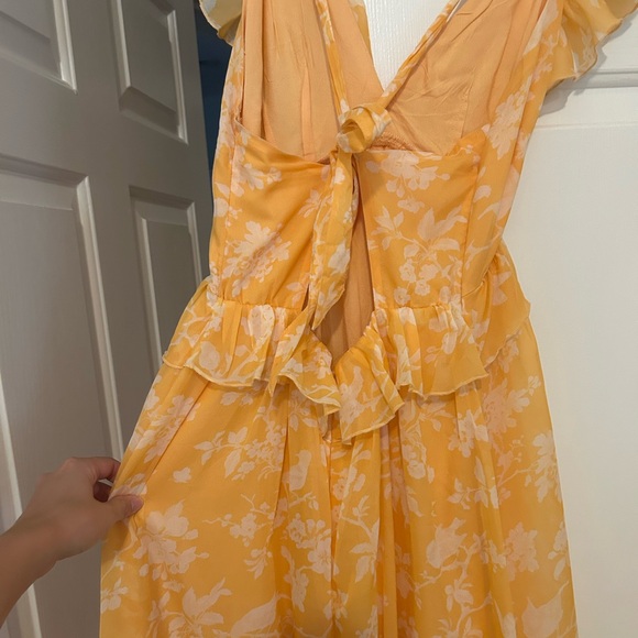 Abercrombie Flutter Sleeve maxi dress, size s - Picture 7 of 9